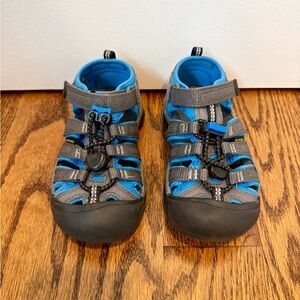 Keen Kids Blue and Gray Adventure Sandals